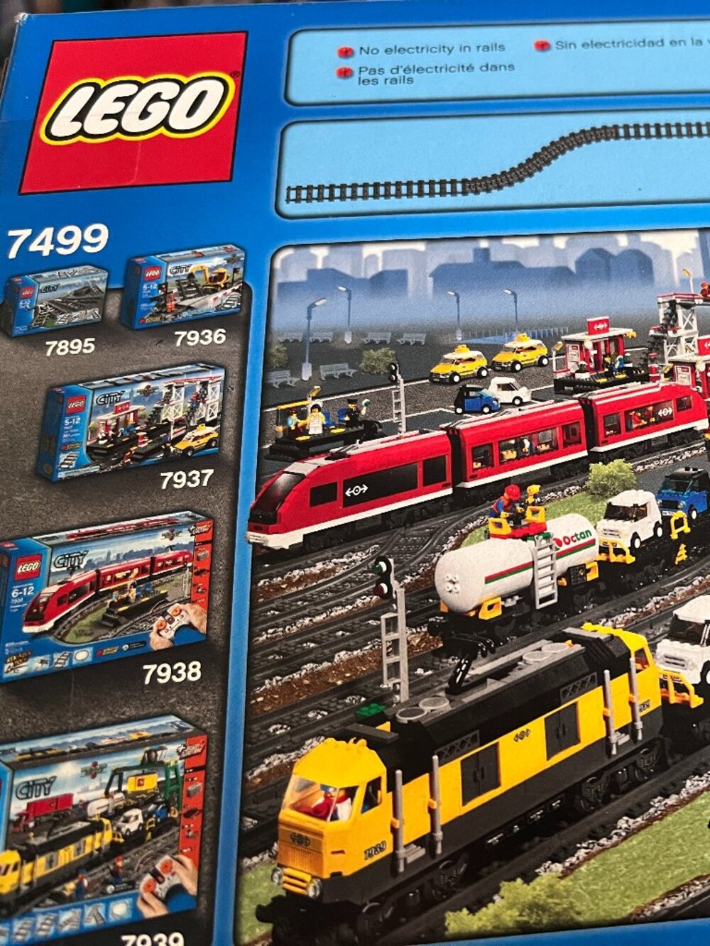 Lego 7499 City train tracks 20 pieces of track 5-12